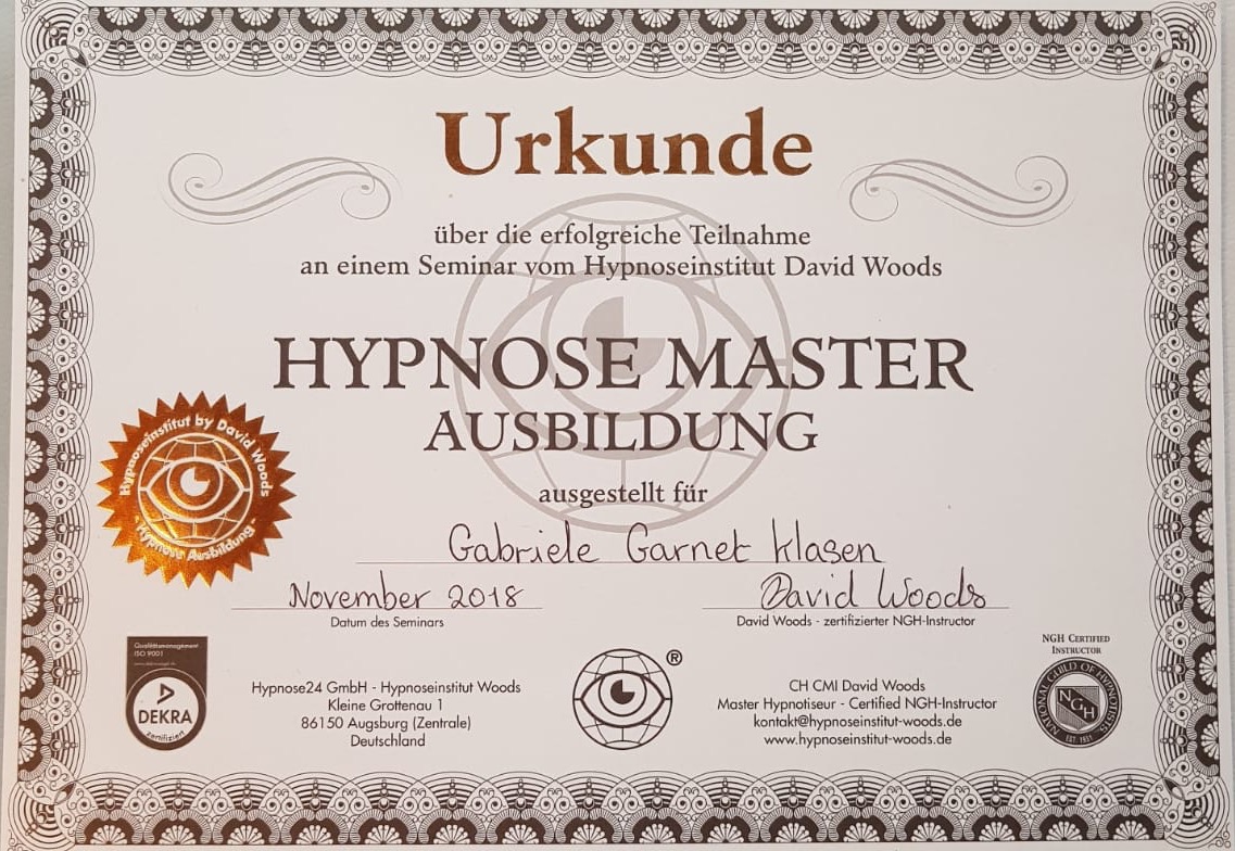 Hypnose Master Ausbildung